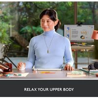 Вертикальная мышь Logitech Lift (белый) - Превью изображения №4 — Интернет-магазин Time-Shop