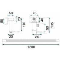 Гигиенический душ Rea Lungo Loop REA-B5656 (черный металлик) - Превью изображения №4 — Интернет-магазин Time-Shop