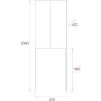  Onika Шкаф Милтон 67 306702 - Превью изображения №5 — Интернет-магазин Time-Shop
