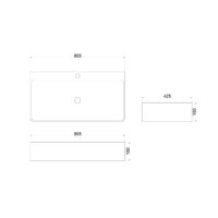 Умывальник SantiLine SL-1080 - Превью изображения №2 — Интернет-магазин Time-Shop