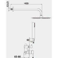 Душевая система  Vieir V403563-F - Превью изображения №2 — Интернет-магазин Time-Shop
