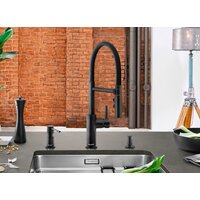 Дозатор для моющего средства Blanco Lato (черный матовый) - Превью изображения №4 — Интернет-магазин Time-Shop