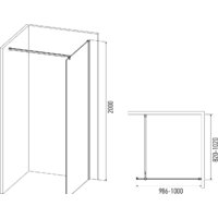 Душевая стенка IVA WIX100C - Превью изображения №2 — Интернет-магазин Time-Shop