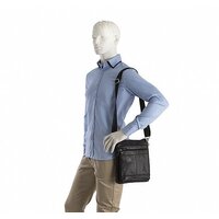 Сумка через плечо Poshete 252-2305-BLK (черный) - Превью изображения №8 — Интернет-магазин Time-Shop