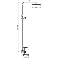 Душевая система  РМС SUS125-009DK - Превью изображения №2 — Интернет-магазин Time-Shop