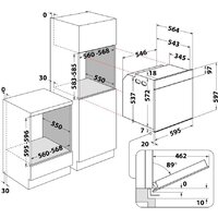 Электрический духовой шкаф Whirlpool WOI68PT1SBA - Превью изображения №9 — Интернет-магазин Time-Shop