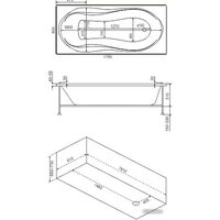 Ванна BAS Ямайка 180x80 - Превью изображения №6 — Интернет-магазин Time-Shop