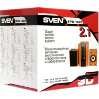 Акустика SVEN SPS-820 (коричневый) - Превью изображения №11 — Интернет-магазин Time-Shop
