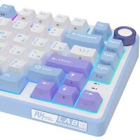 Клавиатура Royal Kludge R75 RGB Taro Milk (RK Silver) - Превью изображения №7 — Интернет-магазин Time-Shop