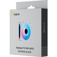Вентилятор для корпуса Ocypus Gamma F12 WH ARGB Reverse Blade - Превью изображения №6 — Интернет-магазин Time-Shop