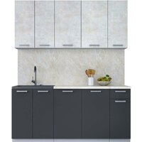 Интерлиния Мила Лайт 1.7-60 (бетон лайт/антрацит/опал светлый)