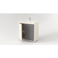  Дабер Тумба под умывальник 013 WeltWasser Deilbach 7517-80 Т13.8W.0.19 (бежевый/серый) - Превью изображения №2 — Интернет-магазин Time-Shop