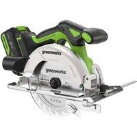 Дисковая (циркулярная) пила Greenworks GD24CS165 1501607CUG (с 1-им АКБ) - Превью изображения №2 — Интернет-магазин Time-Shop
