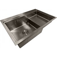 Кухонная мойка Stellar S6550NB-TU-L (нано черный, с доской) - Превью изображения №8 — Интернет-магазин Time-Shop