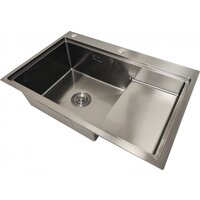 Кухонная мойка Stellar S6550NB-TU-L (нано черный, с доской) - Превью изображения №7 — Интернет-магазин Time-Shop