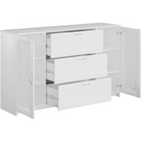 Комод Mio Tesoro Сириус 2 двери и 3 ящика 156x95 2.02.03.290.1 (белый) - Превью изображения №2 — Интернет-магазин Time-Shop