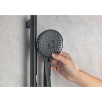 Душевая система  Aquatek Вега AQ1075MB (черный матовый) - Превью изображения №15 — Интернет-магазин Time-Shop