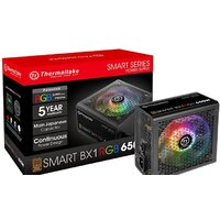 Блок питания Thermaltake Smart BX1 RGB 650W SP-650AH2NKB-2 - Превью изображения №4 — Интернет-магазин Time-Shop