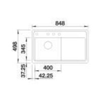 Кухонная мойка Blanco Zenar 45 S-F 523839 (левая, кофе) - Превью изображения №3 — Интернет-магазин Time-Shop