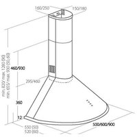 Кухонная вытяжка Akpo Dandys 50 WK-4 (черный) - Превью изображения №2 — Интернет-магазин Time-Shop