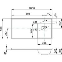 Умывальник Акватон Лайн 100 1A72073KLF010 - Превью изображения №4 — Интернет-магазин Time-Shop
