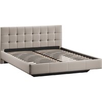 Кровать Трия Эмма Тип 1 140x200 (велюр Confetti Smoke) - Превью изображения №3 — Интернет-магазин Time-Shop