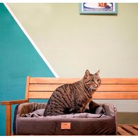 Лежак Ferplast Harris 80 83788012 (коричневый) - Превью изображения №5 — Интернет-магазин Time-Shop