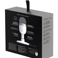 Проводной микрофон Razer Seiren Mini Mercury White - Превью изображения №5 — Интернет-магазин Time-Shop