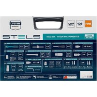 Универсальный набор инструментов Stels 14122 (109 предметов) - Превью изображения №27 — Интернет-магазин Time-Shop