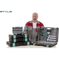 Универсальный набор инструментов Stels 14122 (109 предметов) - Превью изображения №5 — Интернет-магазин Time-Shop