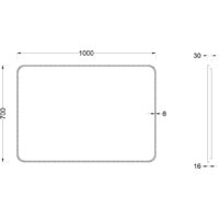  Roxen Зеркало Simon Long 510205-100B 100x70 - Превью изображения №5 — Интернет-магазин Time-Shop