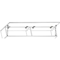 Полка НК-Мебель Point Тип-50 (белый/белый глянец) - Превью изображения №2 — Интернет-магазин Time-Shop