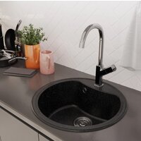 Кухонная мойка Mixline ML-GM09 551797 (черный) - Превью изображения №4 — Интернет-магазин Time-Shop