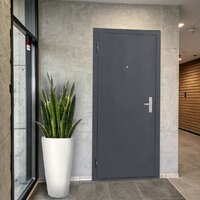 Металлическая дверь Guard Металл/металл 86x205 левая (антик серебристый) - Превью изображения №4 — Интернет-магазин Time-Shop