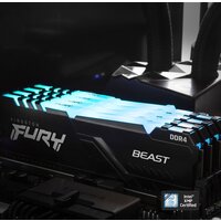 Оперативная память Kingston FURY Beast RGB 16GB DDR4 PC4-28800 KF436C18BBA/16 - Превью изображения №9 — Интернет-магазин Time-Shop