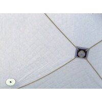 Палатка для зимней рыбалки Следопыт КУБ 3 Эконом (белый/синий) - Превью изображения №5 — Интернет-магазин Time-Shop