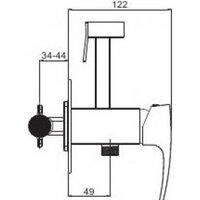 Гигиенический душ Gappo G7207-8 - Превью изображения №2 — Интернет-магазин Time-Shop