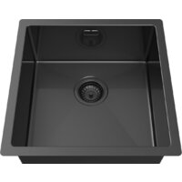 Кухонная мойка Aquasanita Dera DER 100 X-T (графит) - Превью изображения №2 — Интернет-магазин Time-Shop