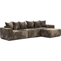 Угловой диван Sempla Монреаль 4 (тиффани коричневый/мора бежевый) - Превью изображения №8 — Интернет-магазин Time-Shop