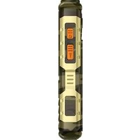 Кнопочный телефон BQ BQ-2430 Tank Power (камуфляж/золотистый) - Превью изображения №2 — Интернет-магазин Time-Shop