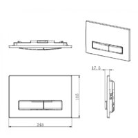 Панель смыва Burke Тип 09 109.GG.1 (матовое золото/золото) - Превью изображения №2 — Интернет-магазин Time-Shop