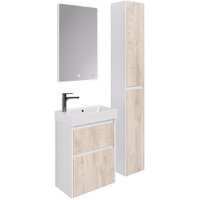  Dreja Шкаф-пенал Slim 30 99.0504 (белый глянцевый/дуб кантри) - Превью изображения №7 — Интернет-магазин Time-Shop