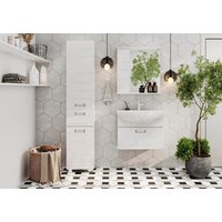  Volna Шкаф с зеркалом Joli 70 L (белый) - Превью изображения №5 — Интернет-магазин Time-Shop