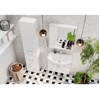  Volna Шкаф с зеркалом Joli 70 L (белый) - Превью изображения №3 — Интернет-магазин Time-Shop