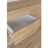 Готовая кухня Интермебель Микс Топ-6 2.1м без столешницы (белый премиум/дуб каньон) - Превью изображения №5 — Интернет-магазин Time-Shop