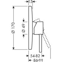 Смеситель Axor Starck 10616000 (хром) - Превью изображения №2 — Интернет-магазин Time-Shop