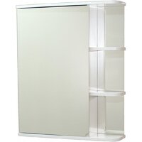 СанитаМебель Шкаф с зеркалом Камелия-09.60 (левый, белый)