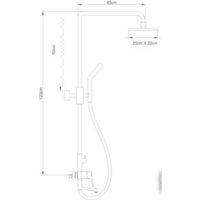 Душевая система  Gerhans K19010 - Превью изображения №2 — Интернет-магазин Time-Shop