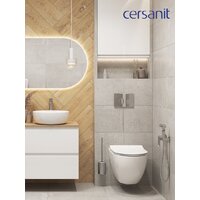 Унитаз подвесной Cersanit Brasko Smart Clean On DPL EO Slim LP 64824 - Превью изображения №3 — Интернет-магазин Time-Shop