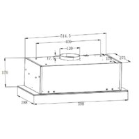 Кухонная вытяжка ZorG Platino 750 60 S (черный) - Превью изображения №8 — Интернет-магазин Time-Shop